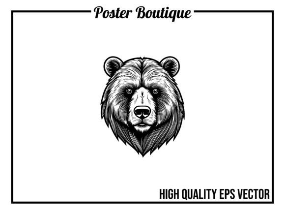 Bear Wild Animal Vector EPS: Your Go-To Design Asset