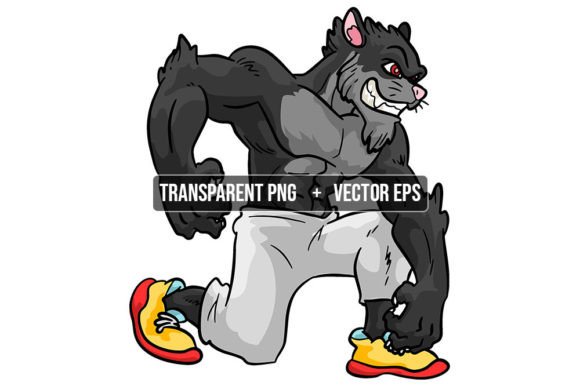 Black Panther Animal Mascot: A Bold Vector for Modern Design