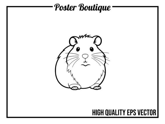 Cute and Versatile: Using Hamster Wild Animal Vector EPS