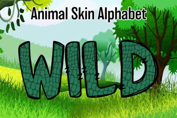 Safari Animal Alphabet Doodle Snake: A Playful Design Asset