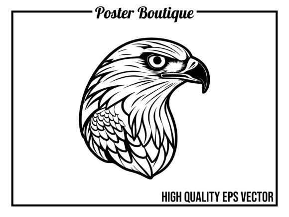 Soar Above the Rest: The Hawk Wild Animal Icon Vector EPS