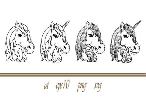Unicorn Dream Big Horse: Magical Animal Design Assets