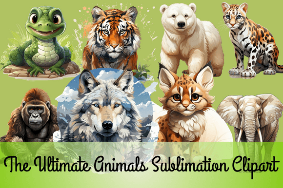 Watercolor Rainforest Animal Clipart: A Lush Design Toolkit