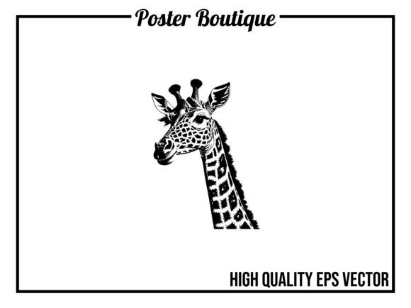 Wild Elegance: Giraffe Vector EPS for Modern Design