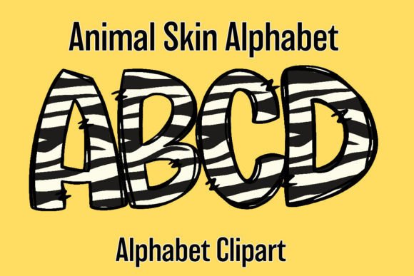 Wildly Playful Design: The Safari Animal Alphabet Doodle Zebra2